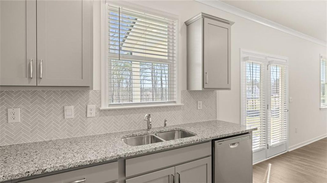 Furnished interior view inside a new home in Kingston Ranch at Lake Oconee, Buckhead (Image 7).