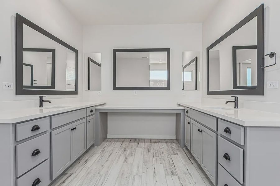 Furnished interior view inside a new home in Valencia at Granite Vista, Waddell (Image 9).
