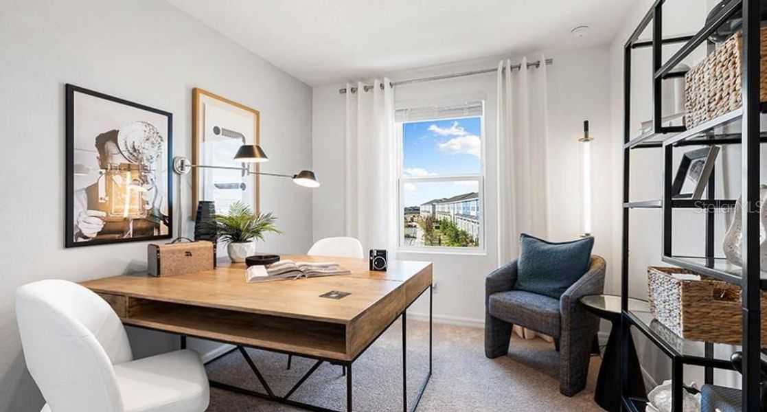 Furnished interior view inside a new home in The Townhomes at Azario Lakewood Ranch, Bradenton (Image 6). Furnished interior view inside a new home in The Townhomes at Azario Lakewood Ranch, Bradenton (Image 6).