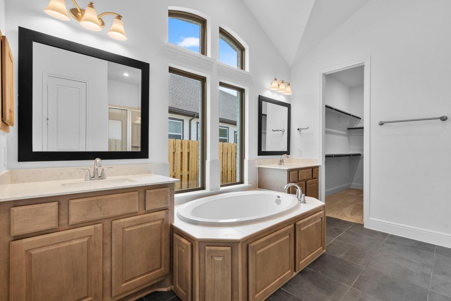 Furnished interior view inside a new home in Colton, Montgomery (Image 10).