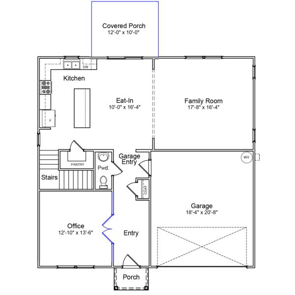 2D floor plan layout of this home in Radley Place, Chesnee, SC (Image 2). 2D floor plan layout of this home in Radley Place, Chesnee, SC (Image 2).