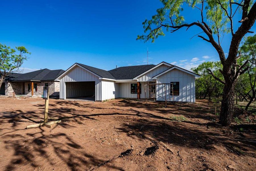 In-progress construction of a new home in , Stamford, TX (Image 6).