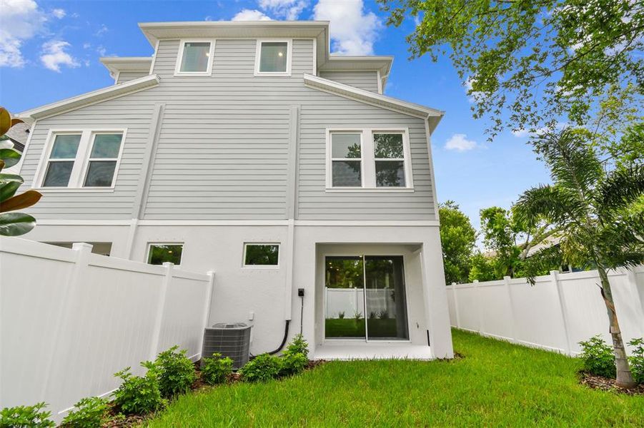 Exterior details and patio area of a home in , Tampa (Image 26). Exterior details and patio area of a home in , Tampa (Image 26).