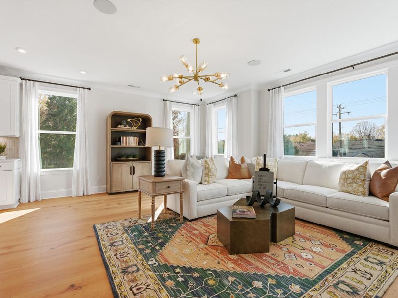 Furnished interior view inside a new home in Ross Farms, Charlotte (Image 10).