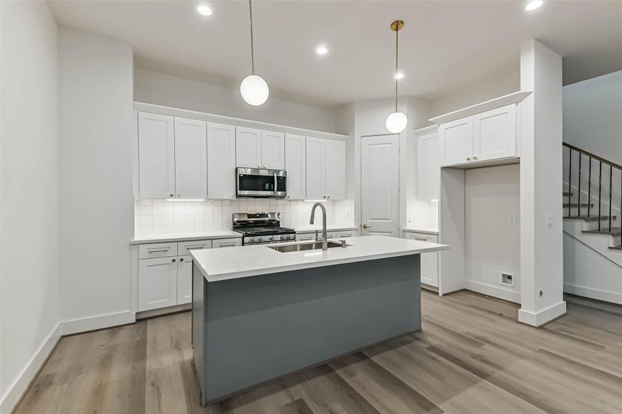 Furnished interior view inside a new home in , Houston (Image 4).