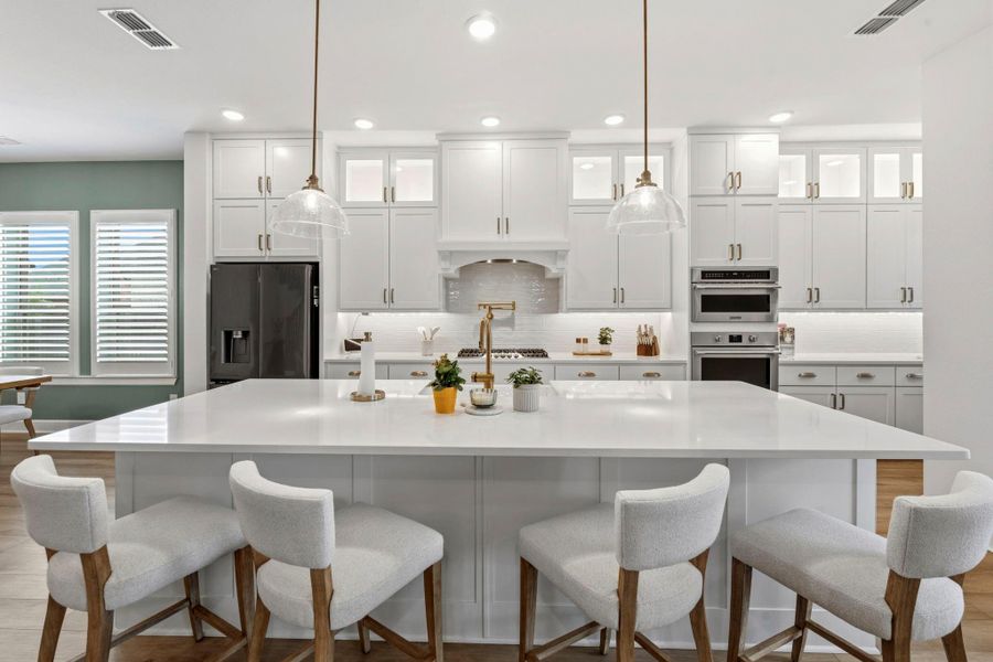 Furnished interior view inside a new home in , Conroe (Image 15).
