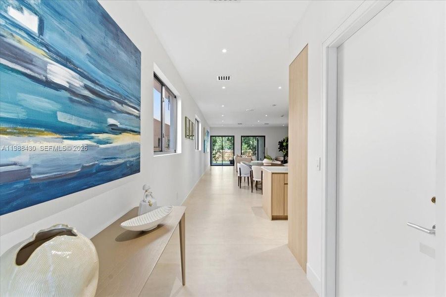 Furnished interior view inside a new home in , Miami (Image 43). Furnished interior view inside a new home in , Miami (Image 43).