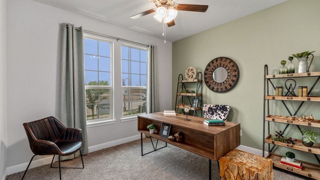 Furnished interior view inside a new home in Morningstar, Fort Worth (Image 25).