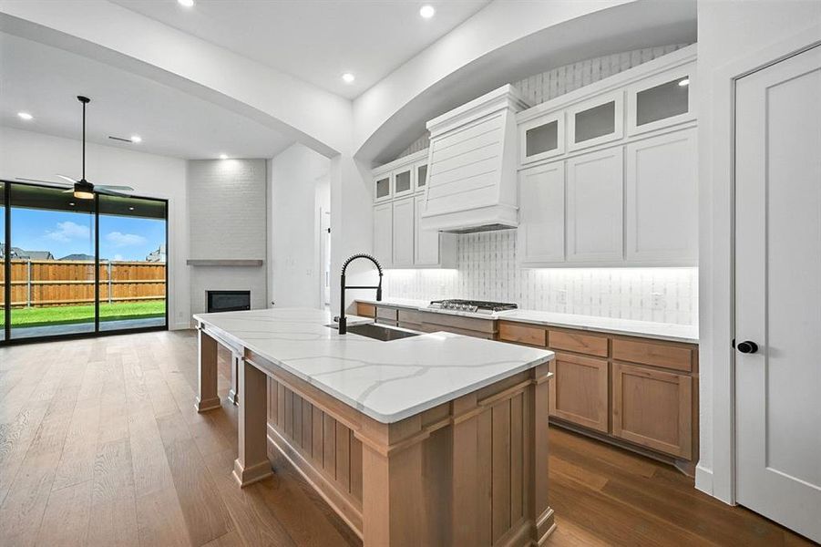 Furnished interior view inside a new home in Mosaic: 60ft. lots, Celina (Image 9).