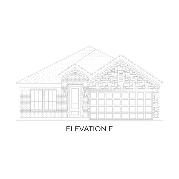 Representative rendering of the exterior for the Kennedy F by First Texas Homes (Image 15).