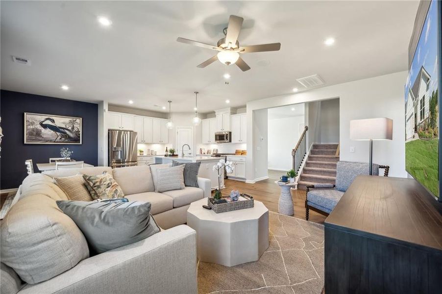 Furnished interior view inside a new home in Kingsley, Acworth (Image 7).