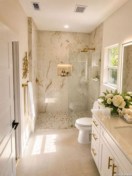 Furnished interior view inside a new home in , San Antonio (Image 9).