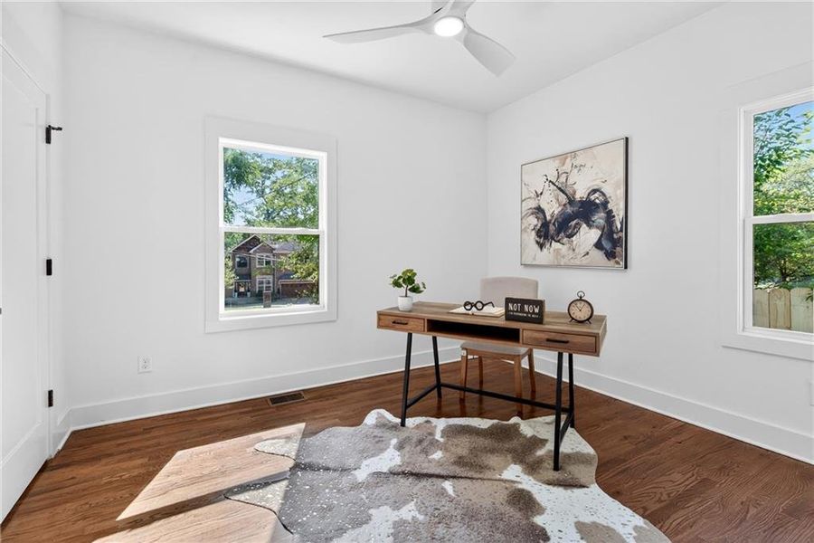 Furnished interior view inside a new home in , Atlanta (Image 37).