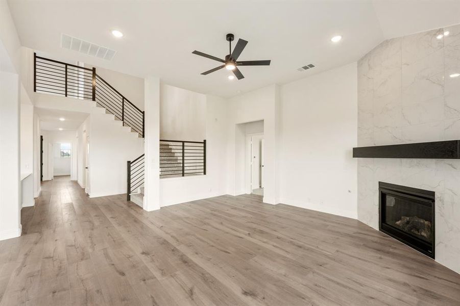 Spacious, unfurnished interior of a new home in Hampton Park, Glenn Heights (Image 26). Spacious, unfurnished interior of a new home in Hampton Park, Glenn Heights (Image 26).