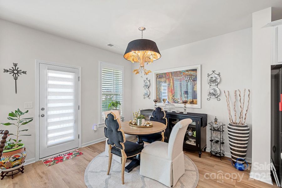 Cozy Dining Area With Door To Back Porch Cozy Dining Area With Door To Back Porch