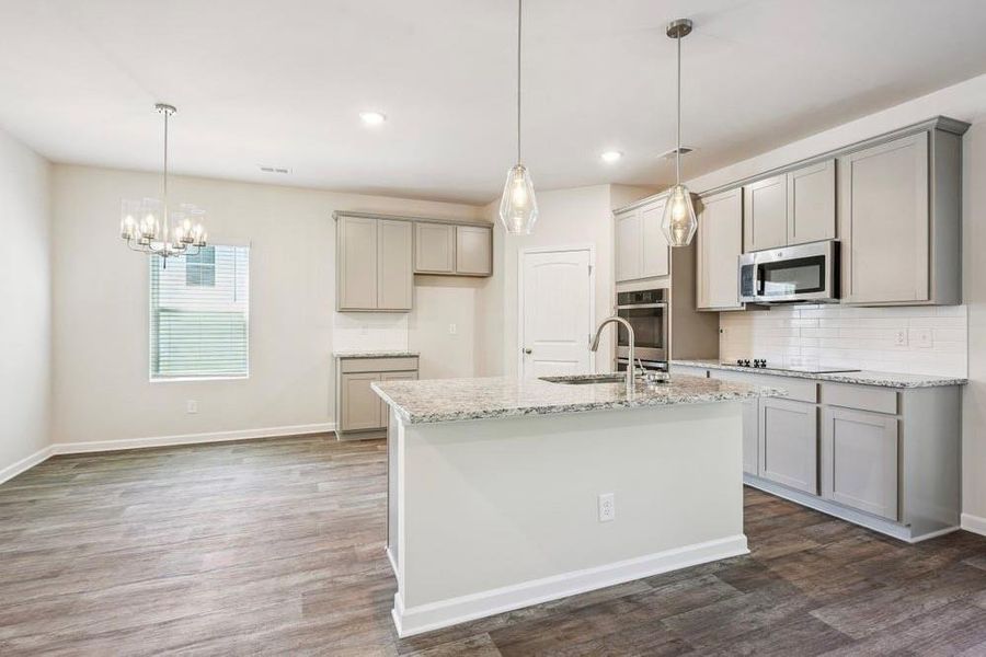 Furnished interior view inside a new home in River Walk Farm, Covington (Image 6).