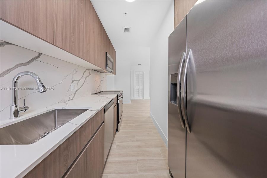 Furnished interior view inside a new home in , Miami (Image 7).