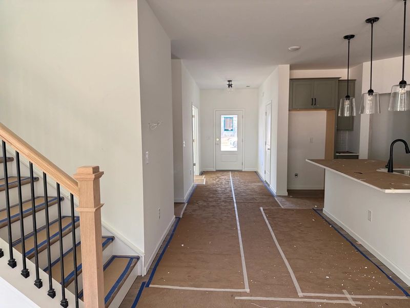 In-progress construction of a new home in The Point, Rolesville, NC (Image 7).