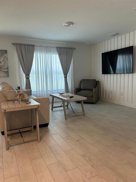 Furnished interior view inside a new home in , Cape Coral (Image 8). Furnished interior view inside a new home in , Cape Coral (Image 8).