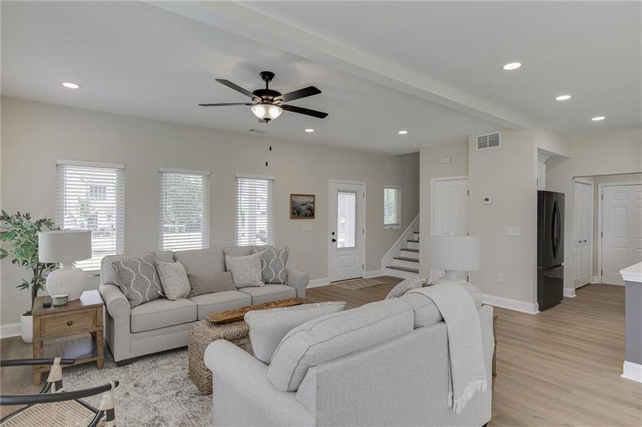Furnished interior view inside a new home in , Toccoa (Image 19). Furnished interior view inside a new home in , Toccoa (Image 19).