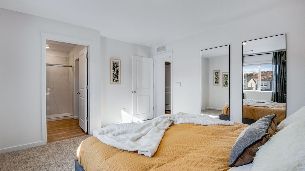 Representative furnished interior of a home built from the Spruce by D.R. Horton in Ellston Park, Colorado Springs (Image 24).