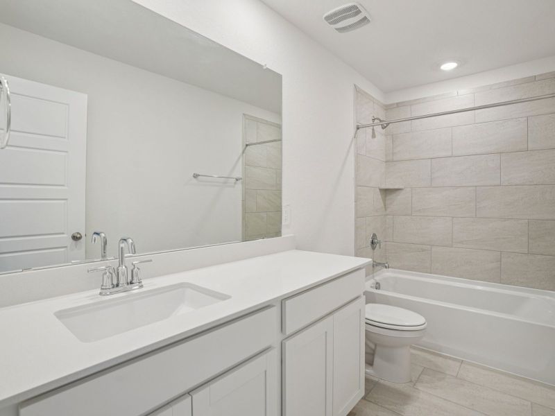 Furnished interior view inside a new home in Legendary Trails - Premier Series, Cibolo (Image 13).