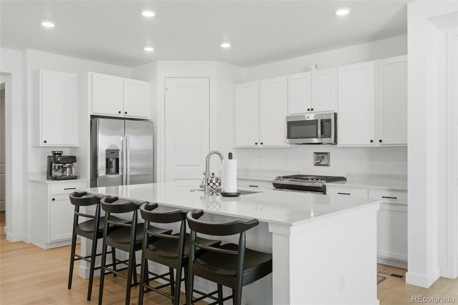 Furnished interior view inside a new home in Harvest Ridge, Aurora (Image 12).