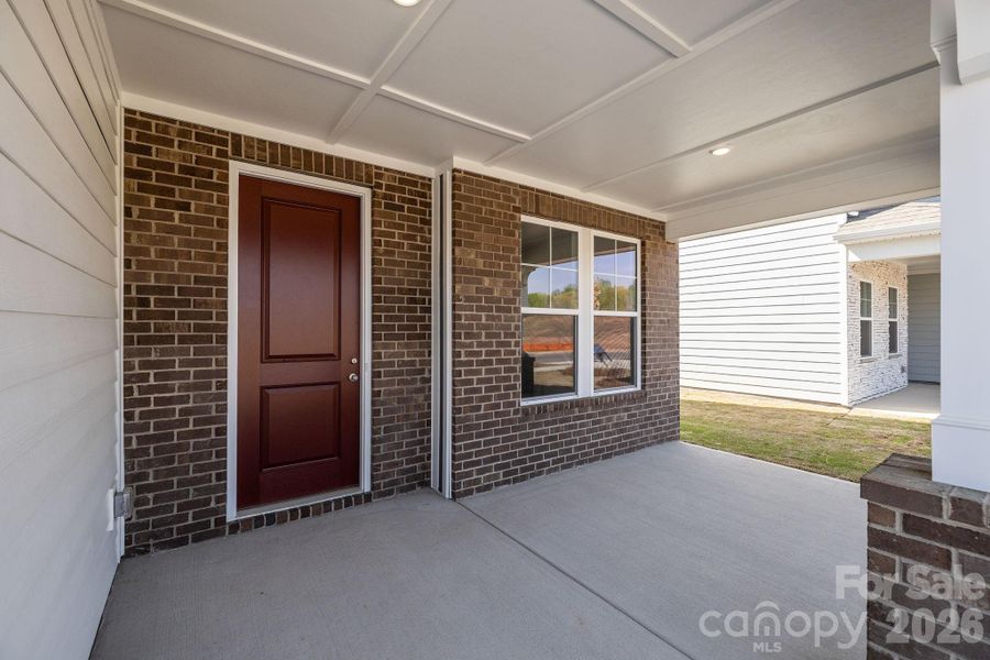 Exterior details and patio area of a home in McFarland Estates, York (Image 3).