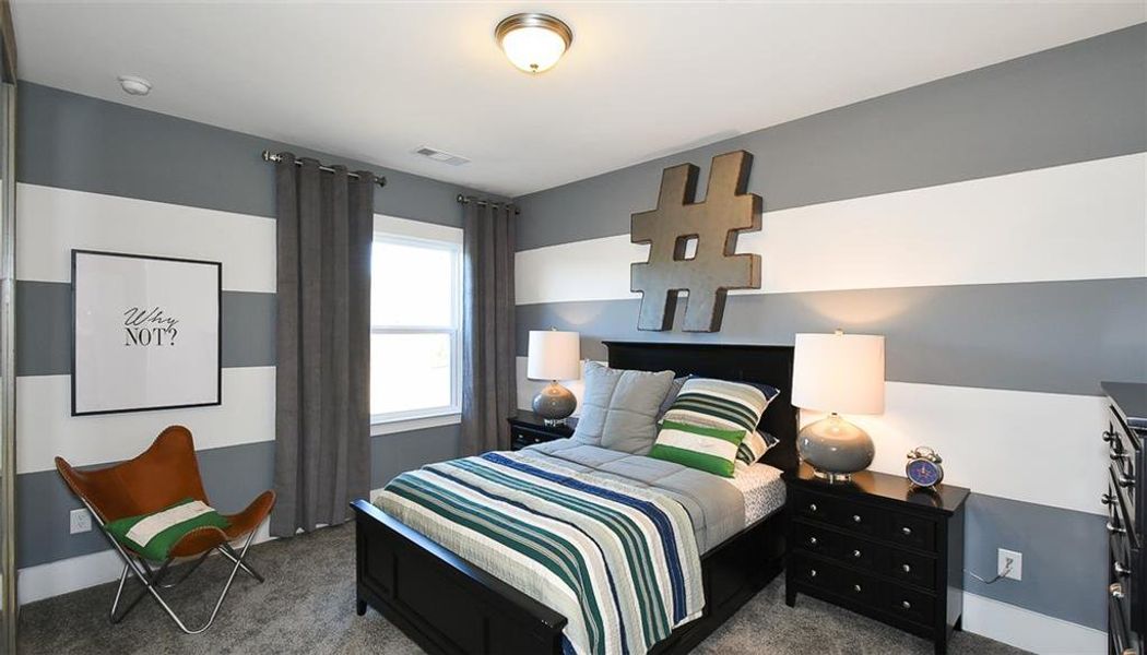 Furnished interior view inside a new home in Traditions of Braselton, Jefferson (Image 10).