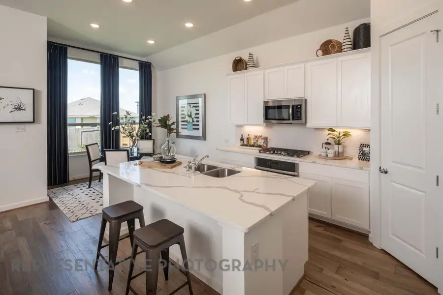 Furnished interior view inside a new home in Crosswinds, Kyle (Image 9). Furnished interior view inside a new home in Crosswinds, Kyle (Image 9).