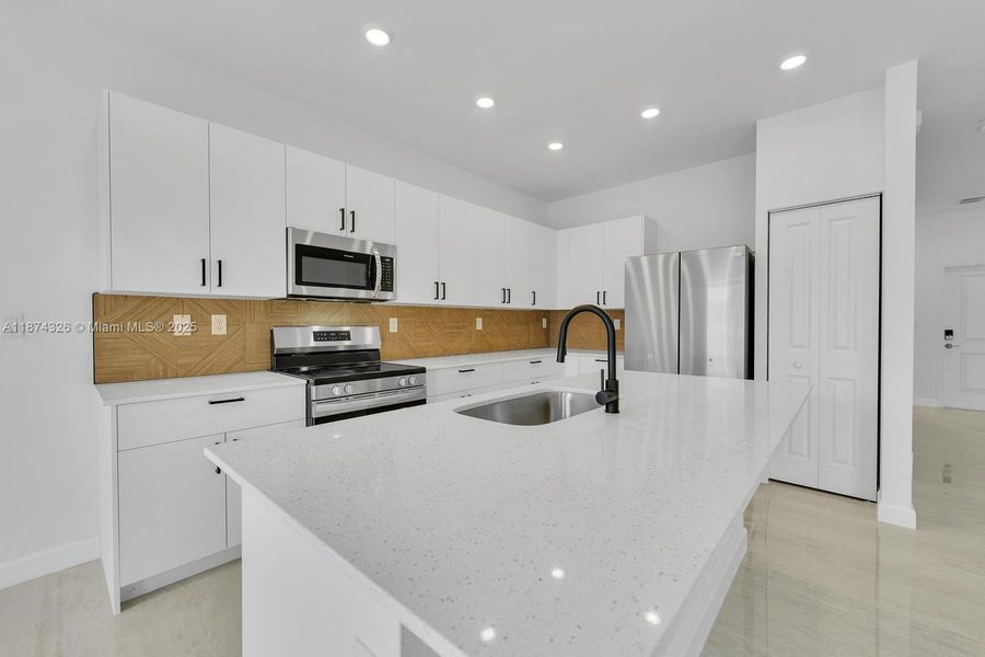 Furnished interior view inside a new home in , Miami (Image 17). Furnished interior view inside a new home in , Miami (Image 17).