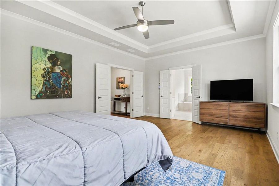 Furnished interior view inside a new home in , Marietta (Image 35).