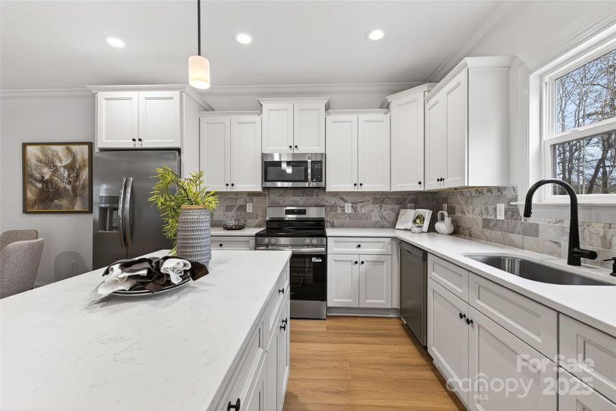 Furnished interior view inside a new home in , Denver (Image 27).