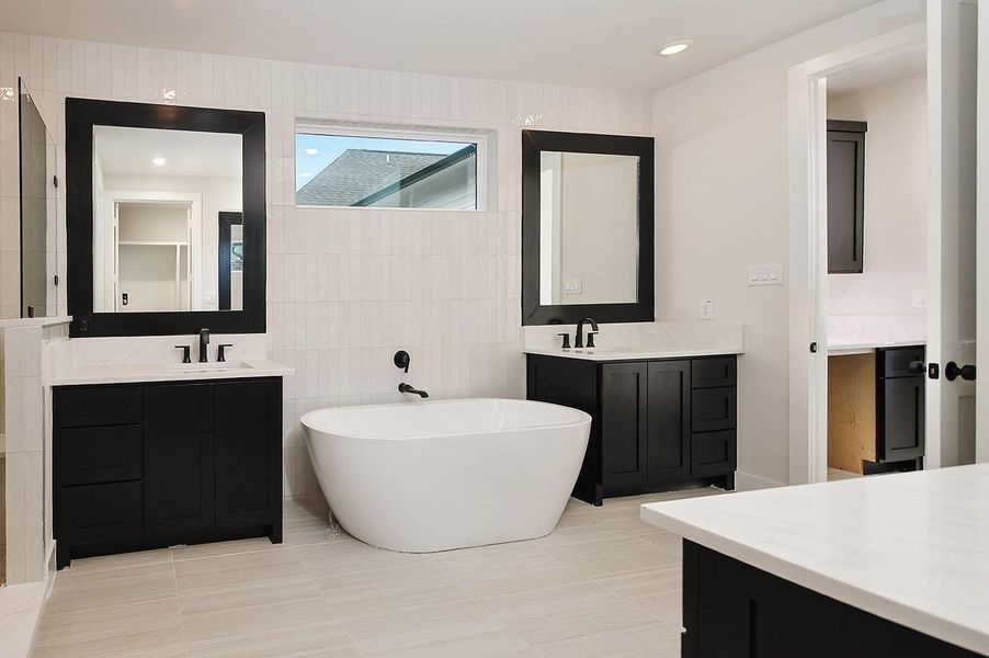 Furnished interior view inside a new home in , The Woodlands (Image 13). Furnished interior view inside a new home in , The Woodlands (Image 13).