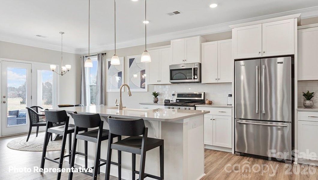 Furnished interior view inside a new home in , Troutman (Image 2). Furnished interior view inside a new home in , Troutman (Image 2).