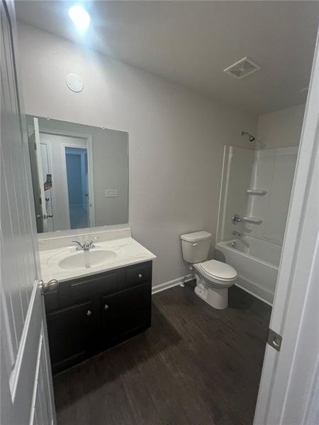 Furnished interior view inside a new home in Castleberry Pointe, Dawsonville (Image 8).