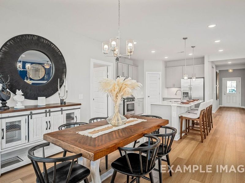 Furnished interior view inside a new home in Calista Farms, White House (Image 16).