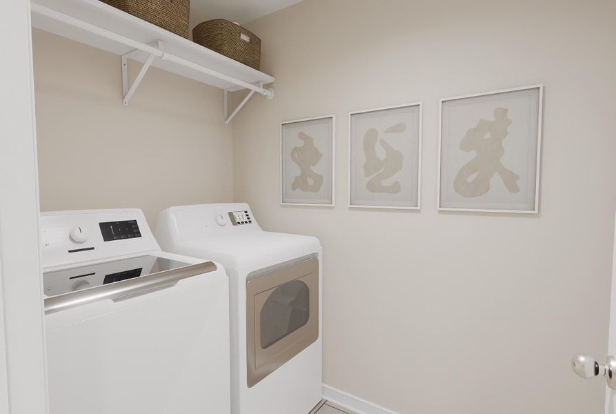 Laundry Room | Acadia | Spring Valley | New Homes In Longmont, CO By Landsea Homes