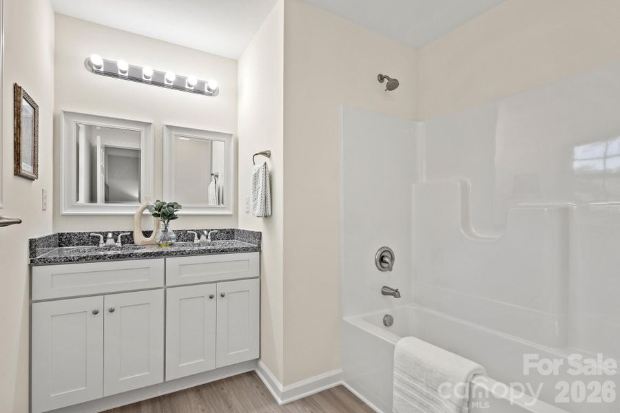 Furnished interior view inside a new home in , York (Image 31).