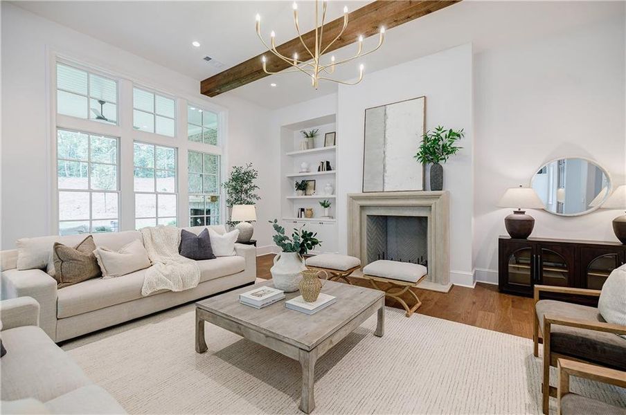 Furnished interior view inside a new home in , Canton (Image 13).