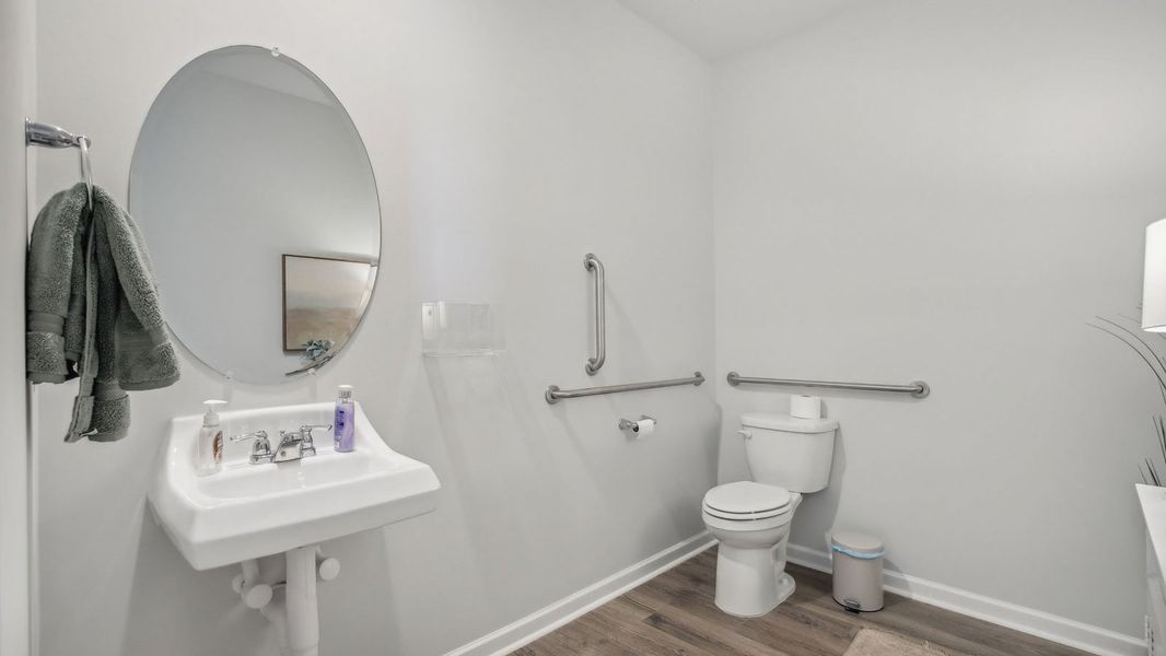 Furnished interior view inside a new home in River Landing Townhomes, Murfreesboro (Image 13).