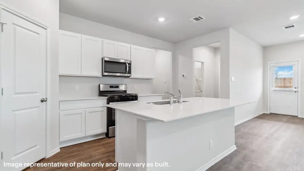 Furnished interior view inside a new home in Blue Ridge Ranch, San Antonio (Image 5).