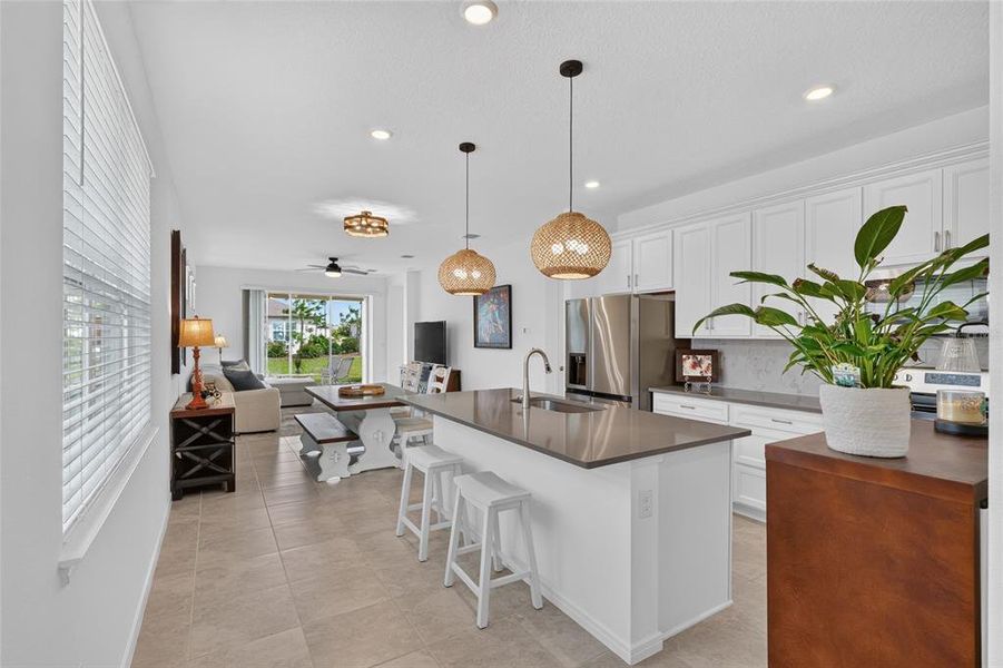 Furnished interior view inside a new home in Del Webb Stone Creek, Ocala (Image 41).