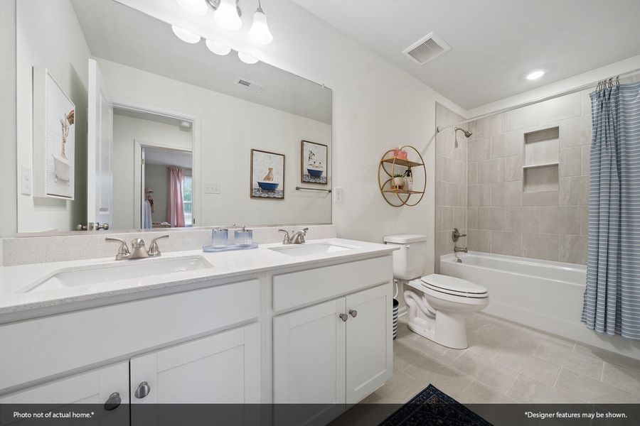 Furnished interior view inside a new home in Central Creek, Goose Creek (Image 10).