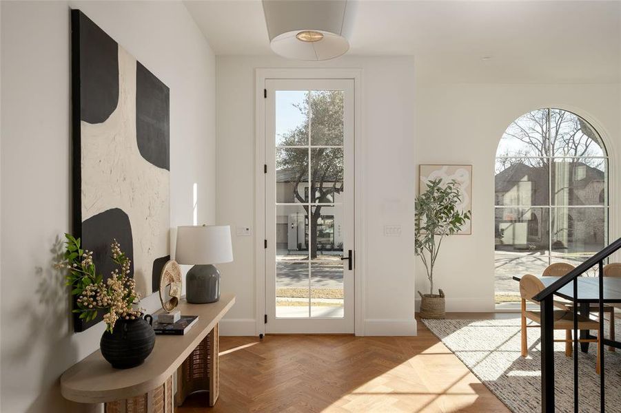 Furnished interior view inside a new home in , Dallas (Image 5).