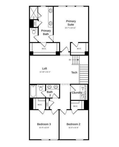 Additional Highlights Include: drop at entry and extended laminate flooring.