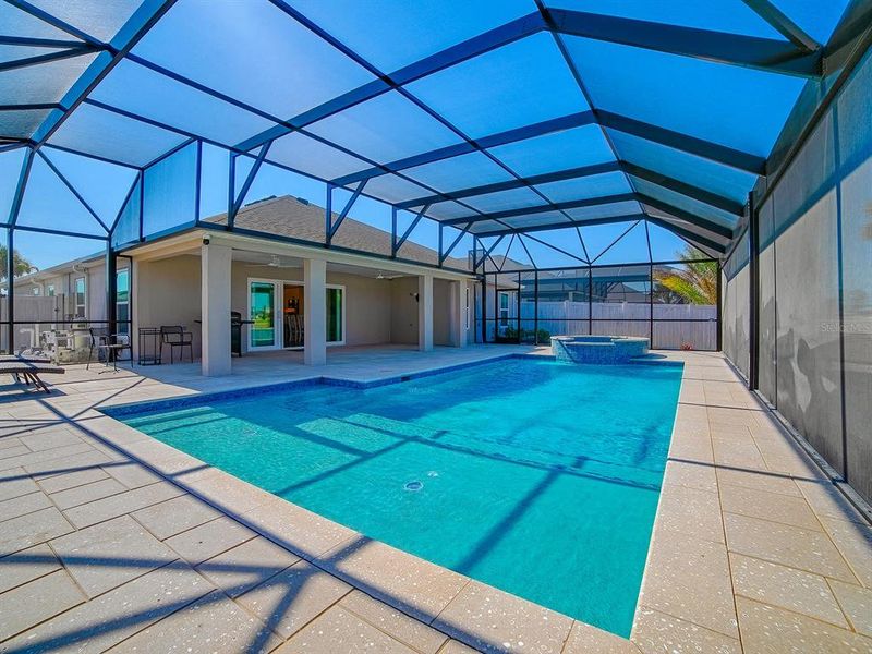 Exterior details and patio area of a home in , The Villages (Image 3). Exterior details and patio area of a home in , The Villages (Image 3).