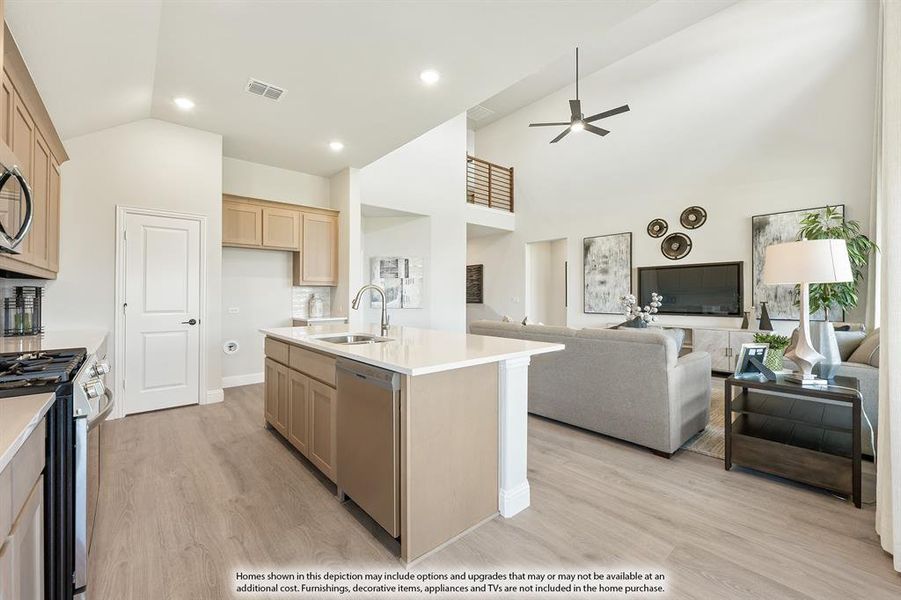 Furnished interior view inside a new home in Devonshire, Forney (Image 5). Furnished interior view inside a new home in Devonshire, Forney (Image 5).