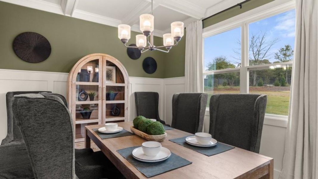 Furnished interior view inside a new home in Thalley Creek Estates, Cumming (Image 5).