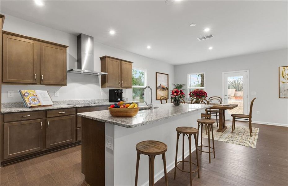 Furnished interior view inside a new home in Haverhill Estates, Dacula (Image 11). Furnished interior view inside a new home in Haverhill Estates, Dacula (Image 11).